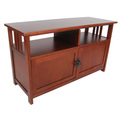 Alaterre Furniture Classic Mission Style TV Stand, Cherry, 42" W AMIA1060